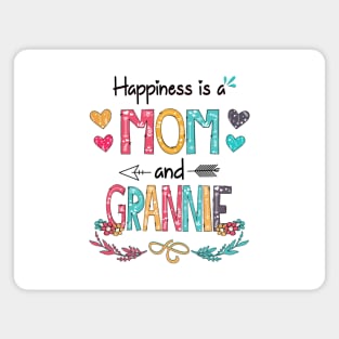 Happiness Is A Mom And Grannie Wildflower Happy Mother's Day Magnet
